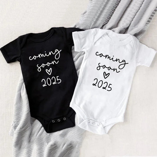 Coming Soon 2025™ – Schattige Baby Aankondiging Romper